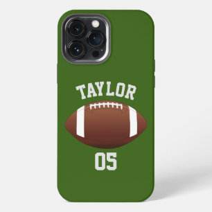 Personalize player Name and Number Cool Football L iPhone 13 Pro Max Case