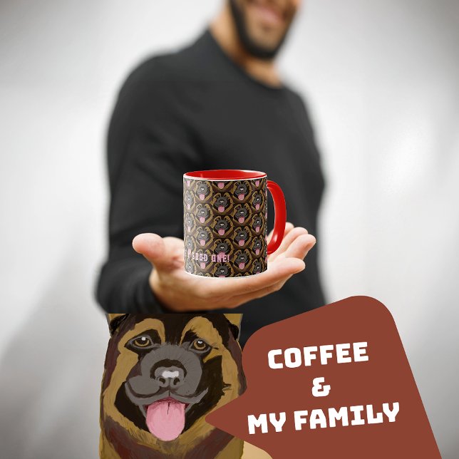 Personalize Positive Pattern German Shepherd Mug (Creator Uploaded)
