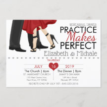 Personalize Practice Make Perfect Rehearsal Dinner