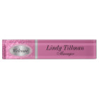 Personalize, Pretty in Pink Name Plate
