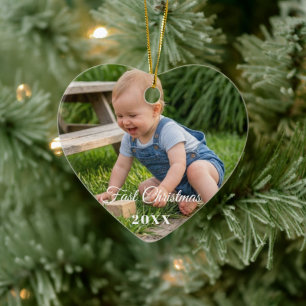 personalize professional templet Ceramic Heart Ornament