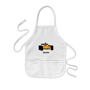 Personalize Race Car Birthday Party Gifts Kids Apron