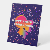 Personalize Rainbow Fish Kids Happy Birthday 