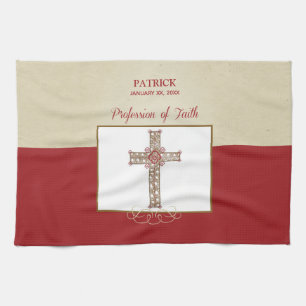 Personalize, RCIA Blessings on Profession of Faith Kitchen Towel