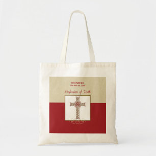 Personalize, RCIA Blessings on Profession of Faith Tote Bag