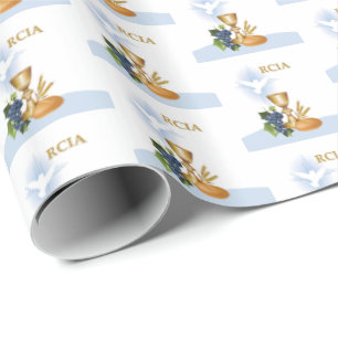 Personalize, RCIA Congrats Catholic Sacrament Wrapping Paper