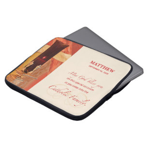 Personalize, RCIA Congratulations, Catholic, Red Laptop Sleeve