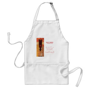 Personalize, RCIA Congratulations, Catholic, Red Standard Apron
