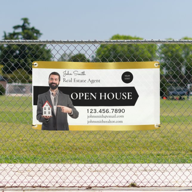 Personalize Real Estate Agent Open House Detailed  Banner (Insitu)