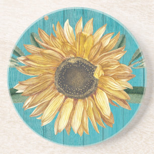 Personalize Red poppy flower   Coaster