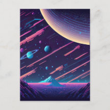 Personalize - Retro Space Scene