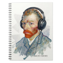 PERSONALIZE Rocking Vincent Portrait Notebook
