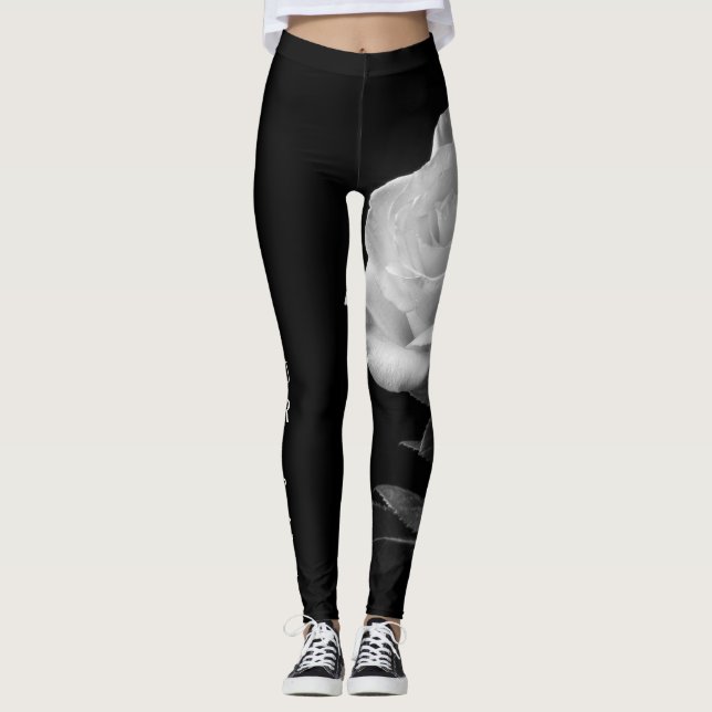 Personalize Rose Leggings (Front)