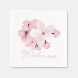 Personalize Sakura Blossoms Napkin