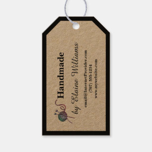 Personalize Sale Tags for Your Knitting Products