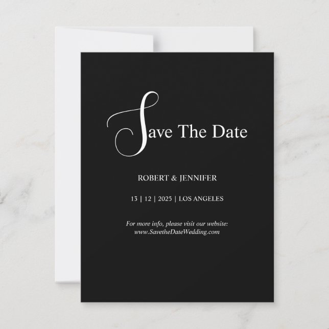 Personalize  save the date cards (Front)