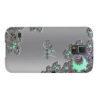 Personalize Silver Metallic Fractal iPhone X Case