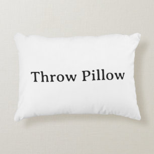 personalize simple Cotton Accent Pillow