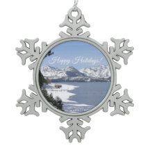 Personalize Snowflake Framed Ornament