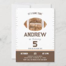 Personalize Sport Football Birthday