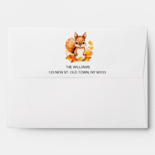 Personalize Squirrel Envelope