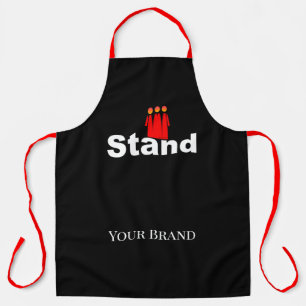 Personalize Stand 3 figures Black Apron