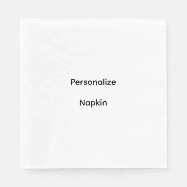 Personalize Standard Luncheon Napkin (Front)