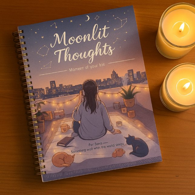 Personalize Stargazing Moonlit Cute Back to School (Créateur téléchargé)