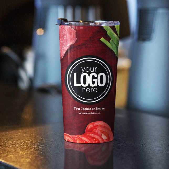 Personalize steak restaurant theme thermal tumbler (Creator Uploaded)