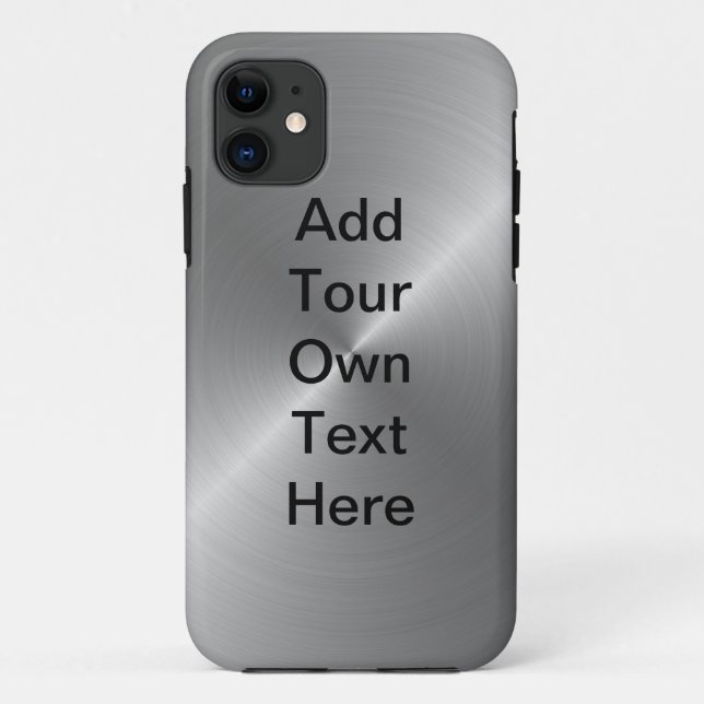 Personalize Steel Case-Mate iPhone Case (Back)