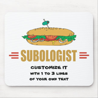 Personalize Sub Sandwiches Mouse Pad
