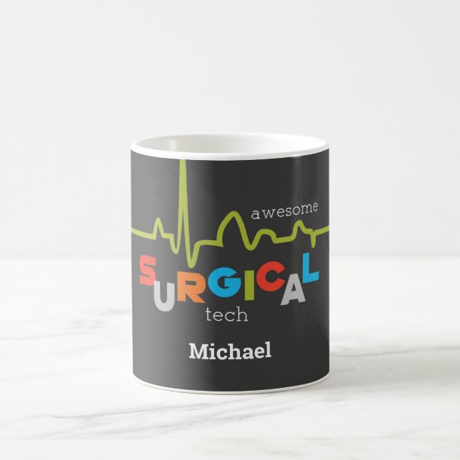 Personalize, Surgical Tech Week Awesome Coffee Mug (Center)