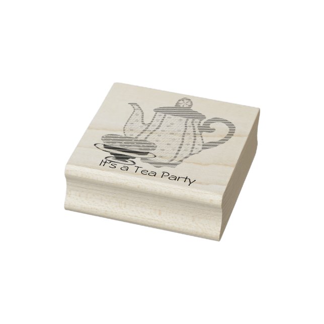 Personalize Tea Party stamp (Stamp)