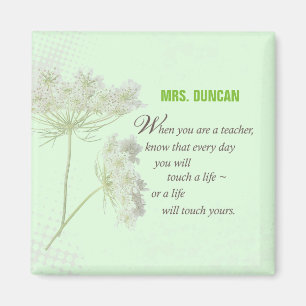 Personalize, Teacher Appreciation Day Thank You Magnet