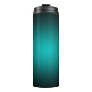 Personalize - Teal ombre gradient background Thermal Tumbler