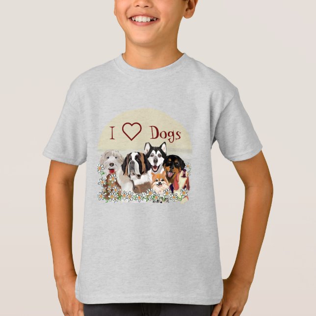 Personalize Text Dog Pack Club  T-Shirt (Front)
