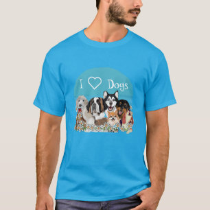 Personalize Text Dog Pack Club T-Shirt