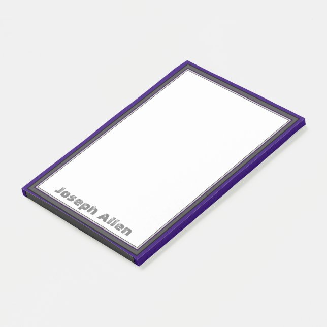 Personalize Text For Yourself Or Gift Post-it Notes (Angled)