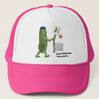 Personalize Text Funny Pickle Player Trucker Hat