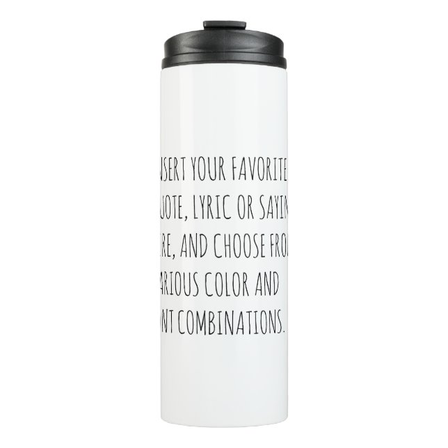 Personalize Text Mug with Your Words Customizable  (Front)