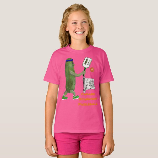 Personalize Text Pickleball Funny  T-Shirt (Front Full)