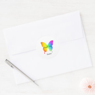 Personalize Thank You Butterfly Envelope Seal 