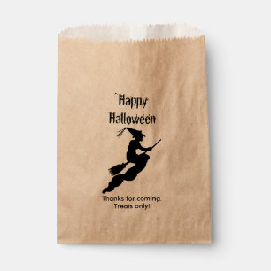 Personalize Thank You, Happy Halloween - Witch Favour Bag