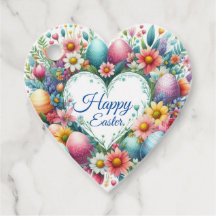 Personalize The Easter Gifts Spring flowers Tags