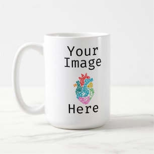 Personalize the Genomics Single Cell Heart Coffee Mug
