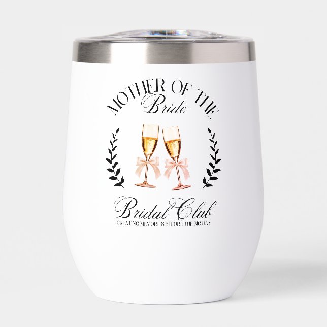 Personalize The Mother Of the Bride Water Bottle (Front)