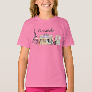 Personalize The Pretty Ponies Paris Horse T-Shirt