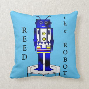 Personalize "the ROBOT" 16 x 16 Throw Pillow