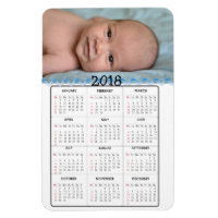 Personalize this 2018 Mini Refrigerator Calendar