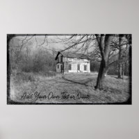 Personalize this Abandoned House in the Woods